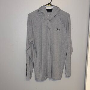 Under Armour Lights Gray Heatgear Pullover Hoodie